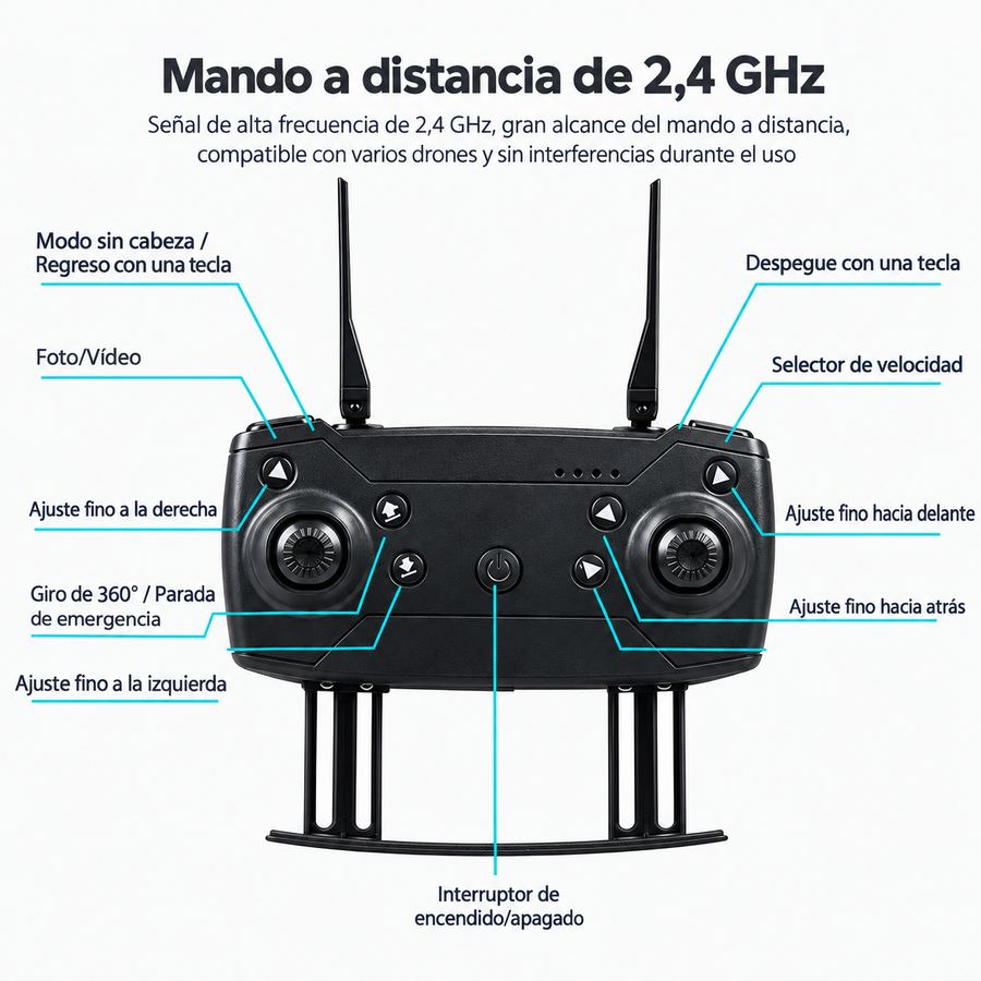 Dron con doble cámara 4K — imagen 4