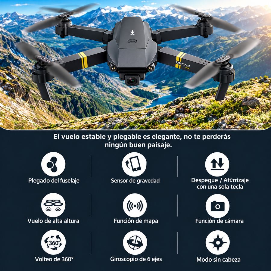 Dron con doble cámara 4K — imagen 6