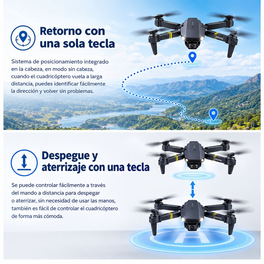 Dron con doble cámara 4K — imagen 10